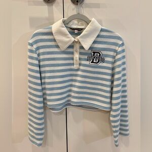 Blanc&Eclare Crop Shirt Jessica Same Style